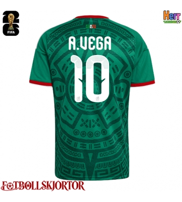 Mexiko Alexis Vega #10 Hemmatröja VM 2026 Kortärmad